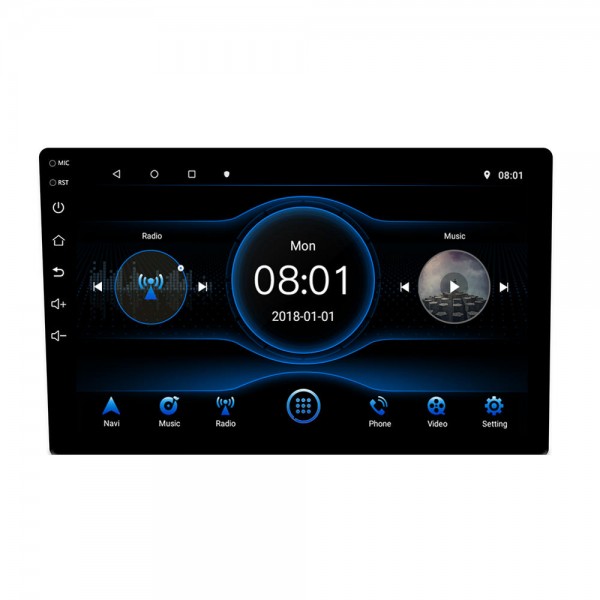T3L For Android 8.1 9 Inch Quad Core Car Stereo Radio 1G+16G Double DIN Player GPS Navigation bluetooth RDS