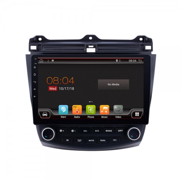 10.1 Inch 2 DIN for Android 8.0 Car Stereo 2+32G Quad Core MP5 Player GPS WIFI 4G AM RDS Radio for Honda Accord 2003-2007