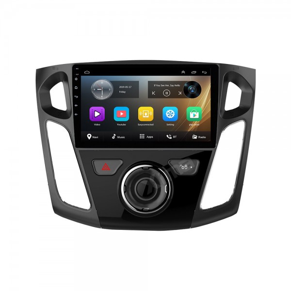 9 Inch Android 10.0 Car Stereo Radio Multimedia Player 2G/4G+32G GPS WIFI 4G FM AM Bluetooth For Ford Focus 3 MK3 2012-2017