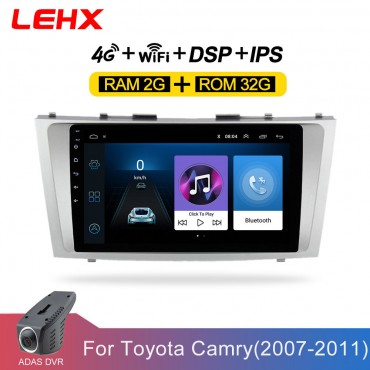 9 Inch Android 10.0 Car Stereo Radio Multimedia Player 2G/4G+32G GPS WIFI 4G FM AM RDS bluetooth For Toyota Camry 2006-2011