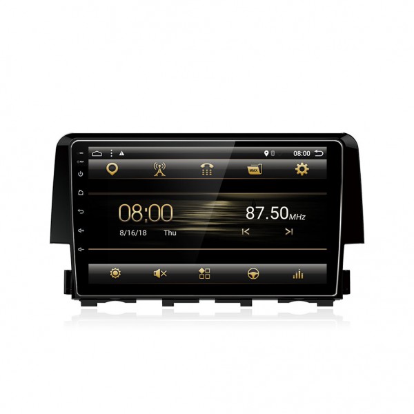 9 Inch for Android Car Radio Multimedia Player 2G/4G+32G bluetooth GPS WIFI 4G FM AM RDS for Honda Civic 2016-2018