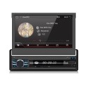 YH-214 7 Inch 1 DIN Android 10.0 Car DVD Player Retractable Touch Screen Stereo Radio 8 Core 1+32G/2+32G WIFI 4G