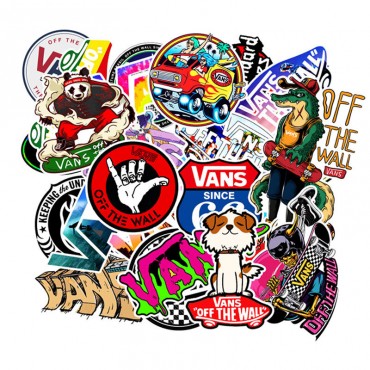 100PCS Skateboard Graffiti Stickers Waterproof For Suitcase Car Refrigerator Motorcycle Decoration