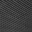 100x24inch 3D Black Carbon Fiber Car Body Vinyl Wrap Decal Sticker Roll Film Sheet