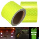 10FT Fluorescent Yellow Reflective Safety Warning Conspicuity Tape Film Sticker