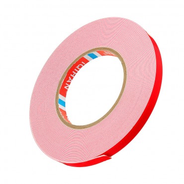 10m Double Sided Adhesive Tape White Foam Sticker 8/10/12/15/20/25mm Width for Car Home Outdoor Fixed