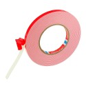 10m Double Sided Adhesive Tape White Foam Sticker 8/10/12/15/20/25mm Width for Car Home Outdoor Fixed