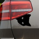 12x14.5cm Cat Face Peering Car Stickers Decals Cat Decorative Sticker