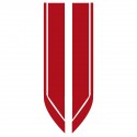 150x860mm Car Front Hood Grille Decals Car Stripe Sticker Decoration Universal