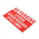 15x10cm Waterproof Vinyl Decal Sticker NO Parking Warning Sign Pattern Words