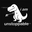 15x13.6cm Dinosaur Car Stickers Decals Decorative Sticker