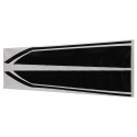 15x86cm Black Car Truck Decal Vinyl stickers Hood Decals Racing Stripe