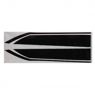 15x86cm Black Car Truck Decal Vinyl stickers Hood Decals Racing Stripe