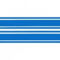 183cmx8cm Vinyl Pinstripe Decals Sticker Decoration Racing Stripe
