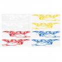 1Pair 102x14Inch Car Stickers Body Graphics Vinyl Decals Blue/Red/Yellow/White