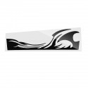 210cm*38cm Sports Stripe Pattern Style Car Stickers Vinyl Decal for Race SUV Side Body