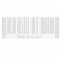 25x9cm PVC Car Made In France Bar Code Stickers Graphic Decal Decoration Universal