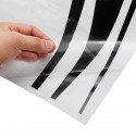 280 X 48CM 1 Pair Body Graphic Side Stickers Sports Racing Car Long Stripe Decal