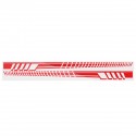 2PCS 205cm Racing Stripe Totem Body Sticker Side Skirt Vinyl Decal Decor