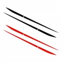 2PCS Stripe Car Side Door Skirt Vinyl Sticker Decal For Honda Civic 10th Gen