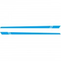 2PCS Universal Car Auto Long Stripe Decals Both Side Body Viny Wrap Stickers