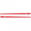 2PCS Universal Car Auto Long Stripe Decals Both Side Body Viny Wrap Stickers