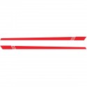 2PCS Universal Car Auto Long Stripe Decals Both Side Body Viny Wrap Stickers