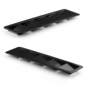 2Pcs ABS Car Side Vent Air Flow Fender Cover Trim Intake Cooling Panel Stickers for Ford Mustang