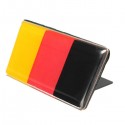 2Pcs Aluminium German Germany Flag Badge Grille Emblem Decal Universal Decoration