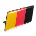 2Pcs Aluminium German Germany Flag Badge Grille Emblem Decal Universal Decoration