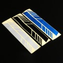 2Pcs Vinyl Racing Stripe Rearview Mirror Car Sticker Decal For Mercedes-Benz