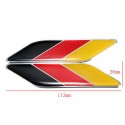 2pcs 3D German Flag Sticker Badge Emblems Decal Decor For Car Truck Bike Laptop