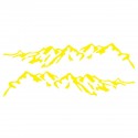 2pcs Door Side Body Stickers Decal Mountain Style For Car Truck Camper Van Caravan