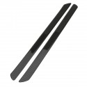 2x Universal Carbon Fiber Car Door Scuff Plate Sill Cover Panel Guard Protector