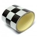 3 Inch Black White Checkered Flag Vinyl Decal Tape Car motorcycle Bike Tank Sticker