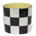 3 Inch Black White Checkered Flag Vinyl Decal Tape Car motorcycle Bike Tank Sticker