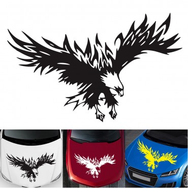 33x50cm Universal Car Stickers Body Hood Vinyl Eagle Engine Cover Decal Decoration