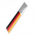 3.9 Inch Car Sticker Germany Flag Fender Trunk Emblem Badge Decor For Audi