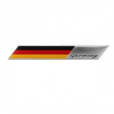 3.9 Inch Car Sticker Germany Flag Fender Trunk Emblem Badge Decor For Audi