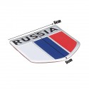 3D Aluminum Alloy Russia Flag Car Auto Stickers Decal Emblem 5 X 5CM