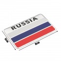 3D Aluminum Alloy Russia Flag Car Auto Stickers Decal Emblem 8 x 5cm