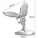 3D Emblem Angel Eagle Auto Car Front Cover Chrome Hood Ornament Badge Bonnet