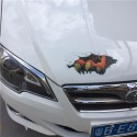 3D Simulated Car Sticker Ghost Paw Terrible Paw Stereoscopic Scratches Waterproof Decal 20X19CM 29X1