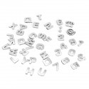 40pcs 3D DIY Metallic Alphabet&Number stickers car Emblem letter Badge Decal