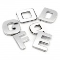 40pcs 3D DIY Metallic Alphabet&Number stickers car Emblem letter Badge Decal