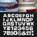 40pcs 3D DIY Metallic Alphabet&Number stickers car Emblem letter Badge Decal