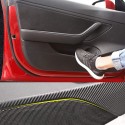 4Pcs Carbon Fiber Car Doors Anti-Kick Pads Cover Stickers For Tesla MODEL 3
