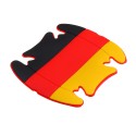 4Pcs Silicone Car Side Door Handle Guard Stickers Paint Anti-scratch Protector Mat Pad Flag Pattern