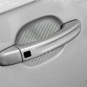 4Pcs Universal Carbon Fiber Car Side Door Handle Guard Stickers Scratch Paint Protective Films