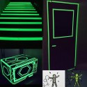 5M Self-adhesive Luminous Tape Night Vision Glow Dark Safety Warning for Car Home Stage Decoration